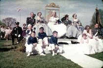 Queen enthroned 1955